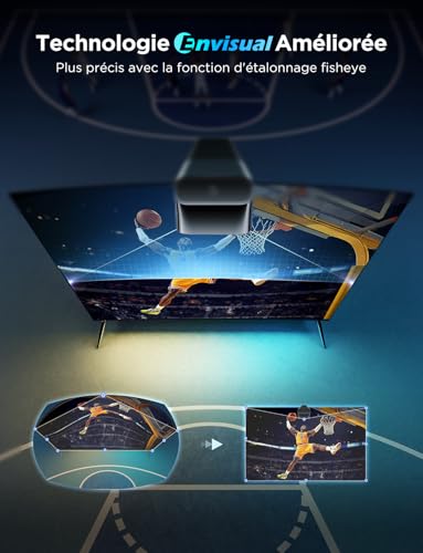 Govee RGBIC TV Backlight 3 Lite USA: Correction Fish-Eye, Synchronisation WiFi, 55-65 Pouces